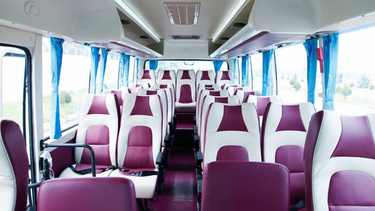 Nội thất của xe Hyundai Aero Town 35 chỗ