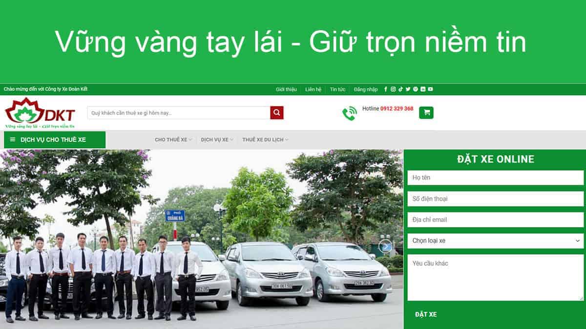 DKT Transport là đơn vị cung cấp dịch vụ cho thuê xe chuyên nghiệp uy tín