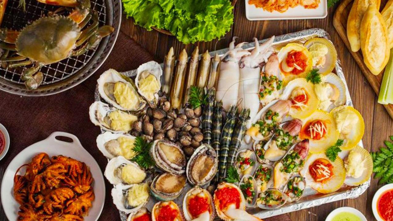 Các món ăn từ hải sản tươi sống