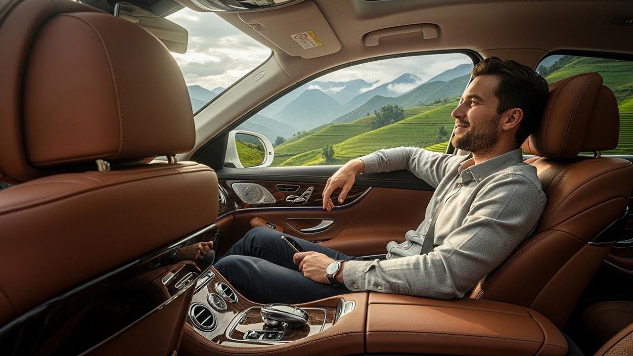 Thuê xe riêng đi Mù Cang Chải tiện nghi sang trọng