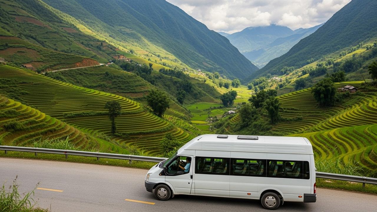 Thuê xe 16 chỗ đi Mù Cang Chải