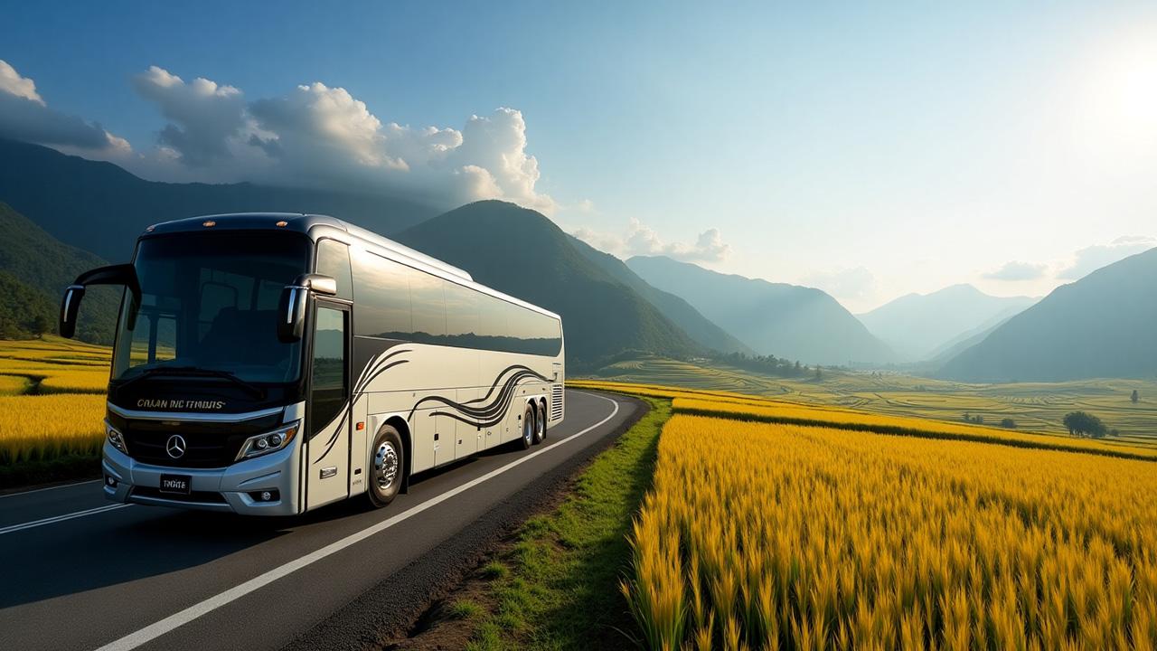 Thuê xe 29-45 chỗ đi Mù Cang Chải