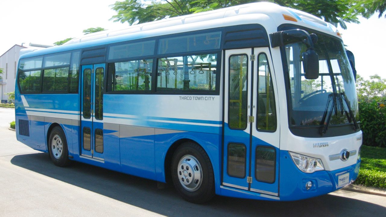 Thaco Town Car Rental in Hanoi with cheap prices, new cars, and many incentives