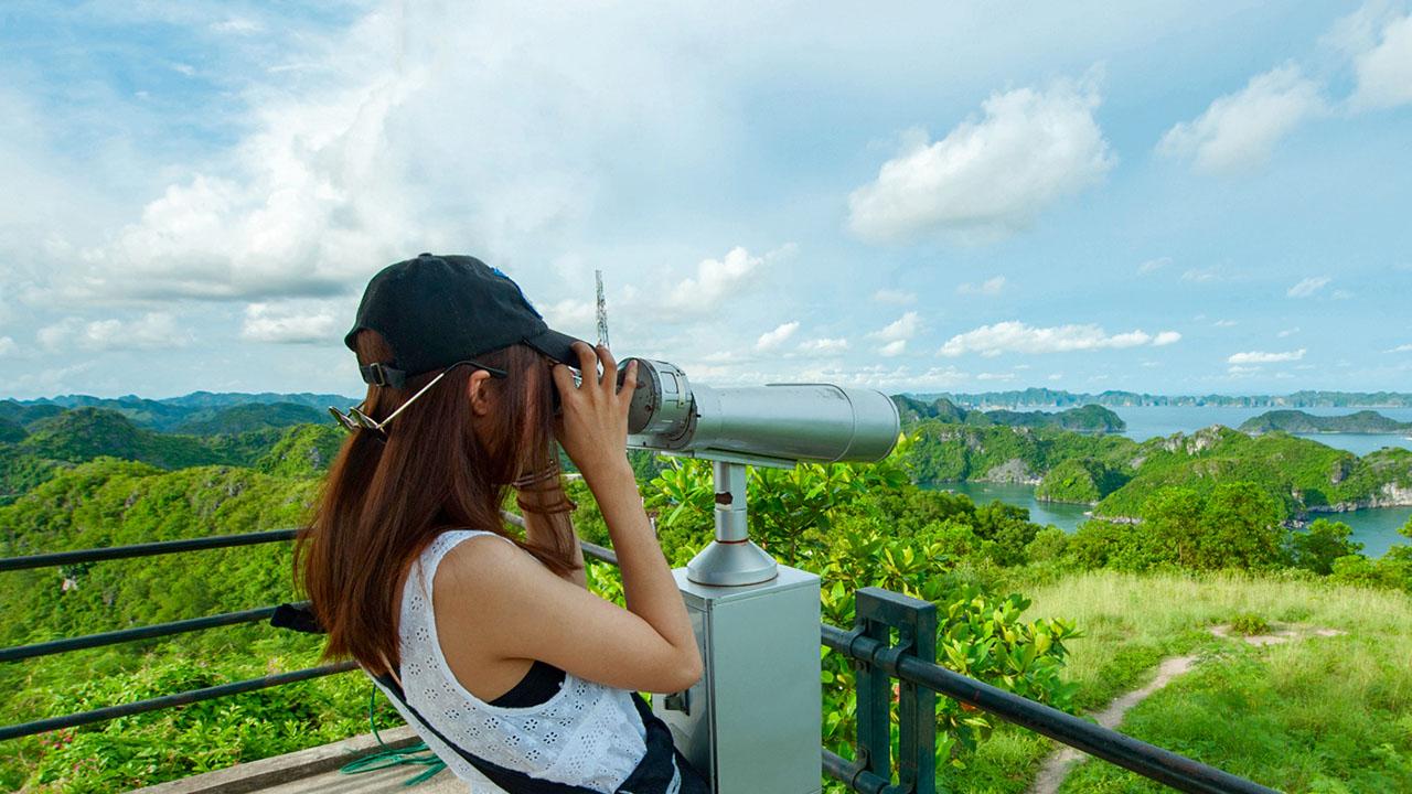 Ngắm cảnh từ pháo đài Thần Công cực kỳ tuyệt vời