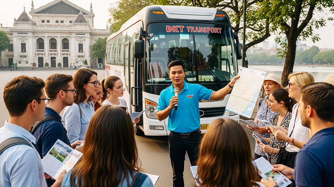 Kinh nghiệm thuê xe city tour cho nhóm đông người