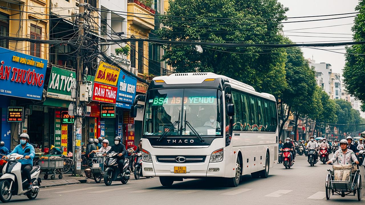 Cho thuê xe 29-45 chỗ đi city tour Hà Nội