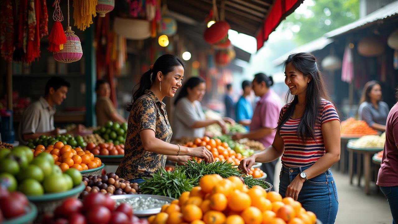 Chợ ở Lạng Sơn