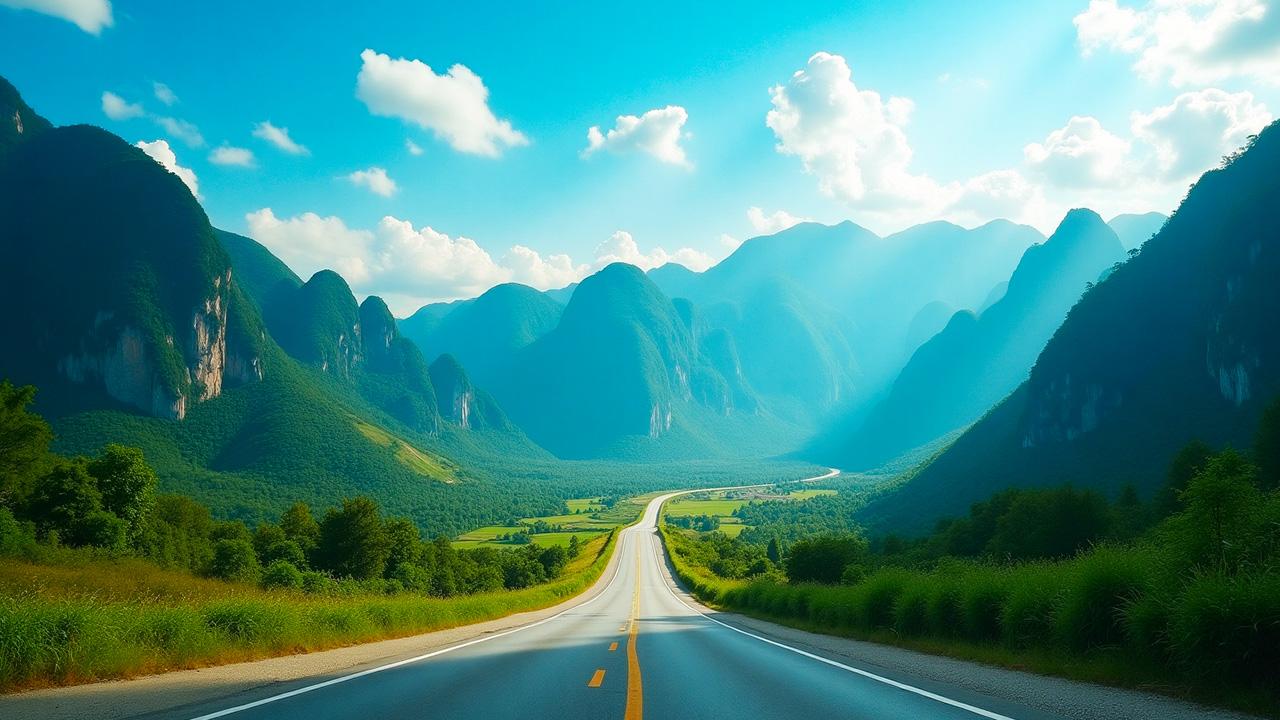 Cảnh sắc cung đường Hà Nội - Mộc Châu