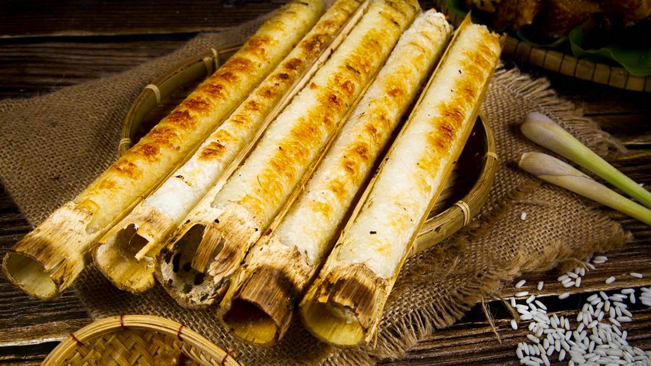 Cơm Lam Nướng Ống Tre